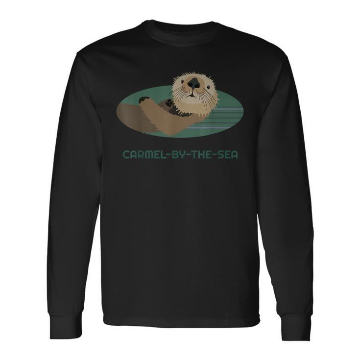 Cute Otter Carmel-By-The-Sea California Coast Resident Long Sleeve T-Shirt