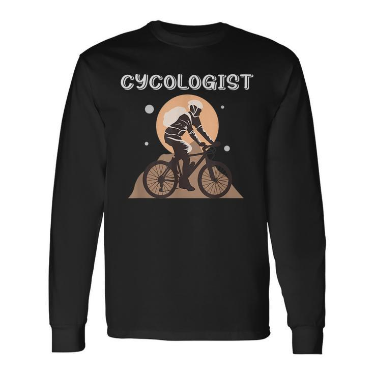 Cycologist Retro Vintage Cycling Bicycle Lovers Cycling Long Sleeve T-Shirt