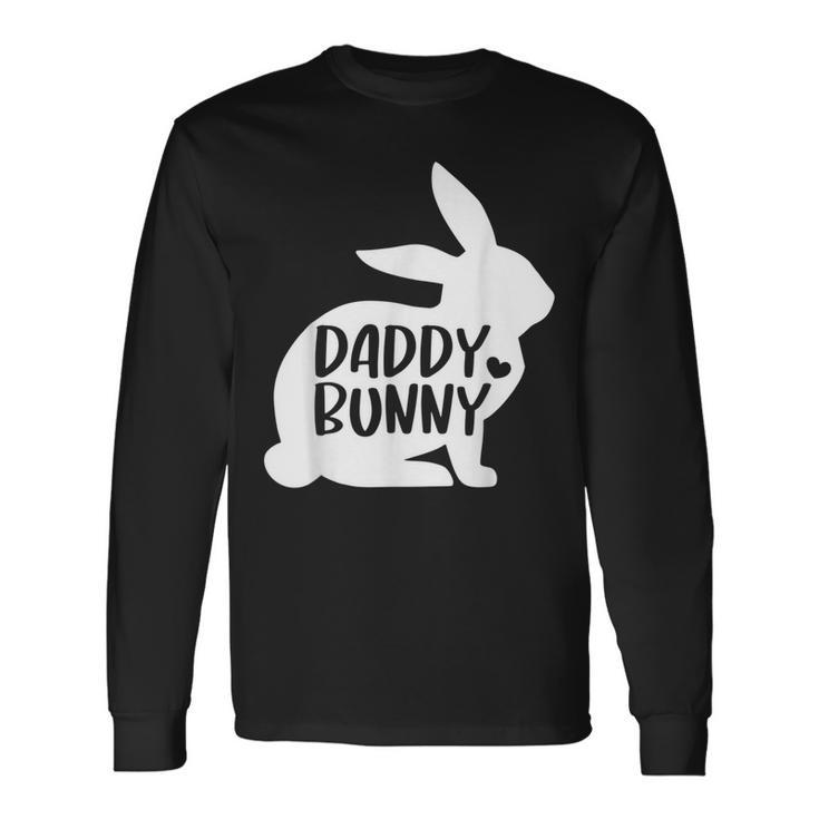 Daddy Bunny Easter Day For Father Adult Rabbit Long Sleeve T-Shirt