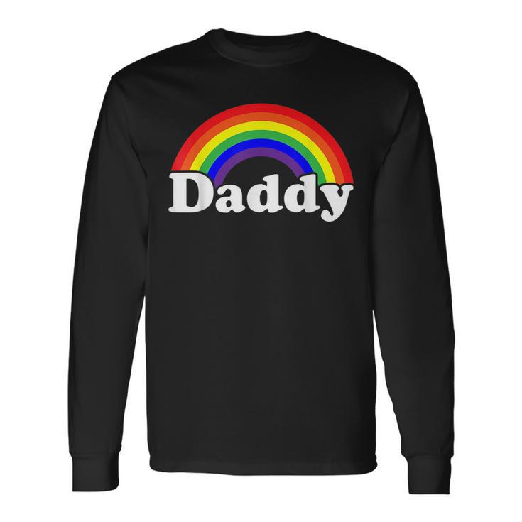 Damn Daddy Gay Pride Parade Daddy Masc Man Lgbtq Dad Long Sleeve T-Shirt T-Shirt