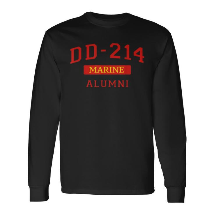 Dd214 Alumni Dd214 Jarhead Us Veteran Armed Forces Long Sleeve T-Shirt T-Shirt