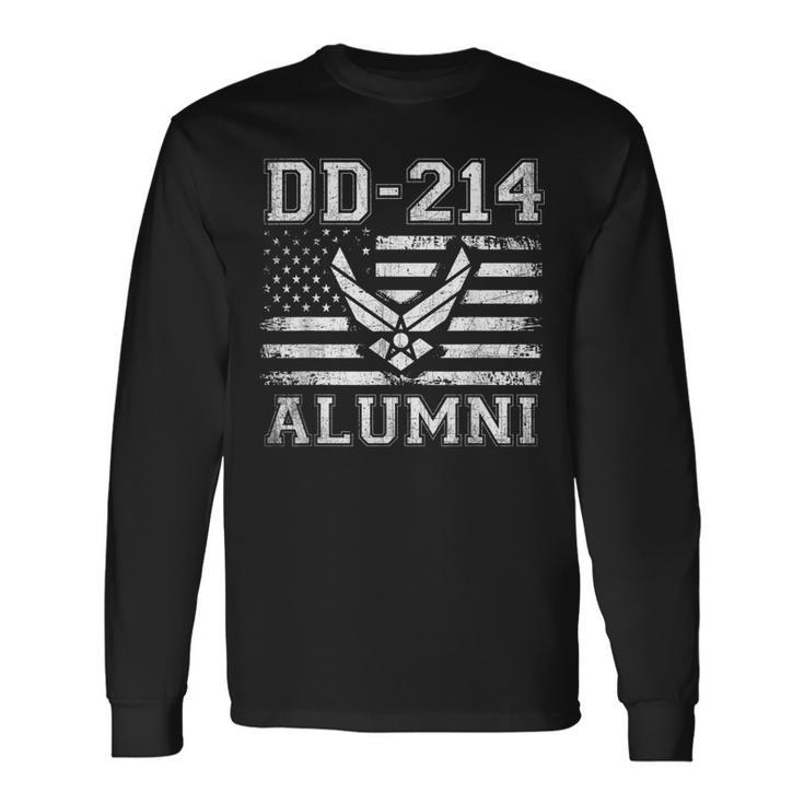 Dd214 Us Air Force Alumni Military Veteran Retirement Long Sleeve T-Shirt T-Shirt