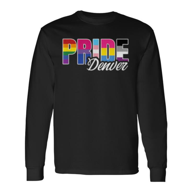 Denver Colorado Gay Pride Lesbian Bisexual Transgender Pan Long Sleeve T-Shirt T-Shirt