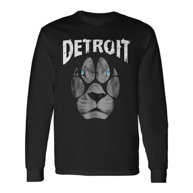 Detroit Football Fans 313 Lions 2018 Long Sleeve T-Shirt T-Shirt