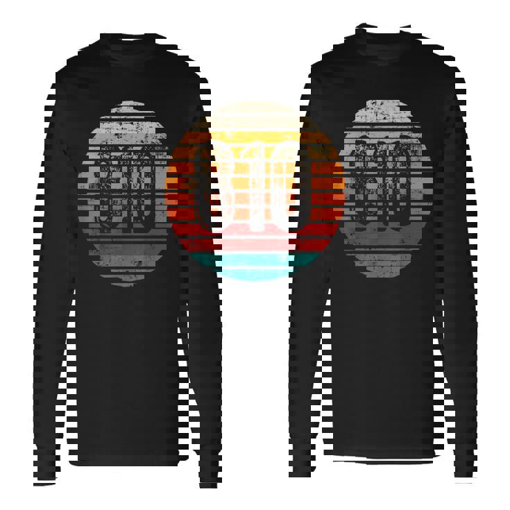 Distressed Vintage Sunset 769 Area Code Long Sleeve T-Shirt