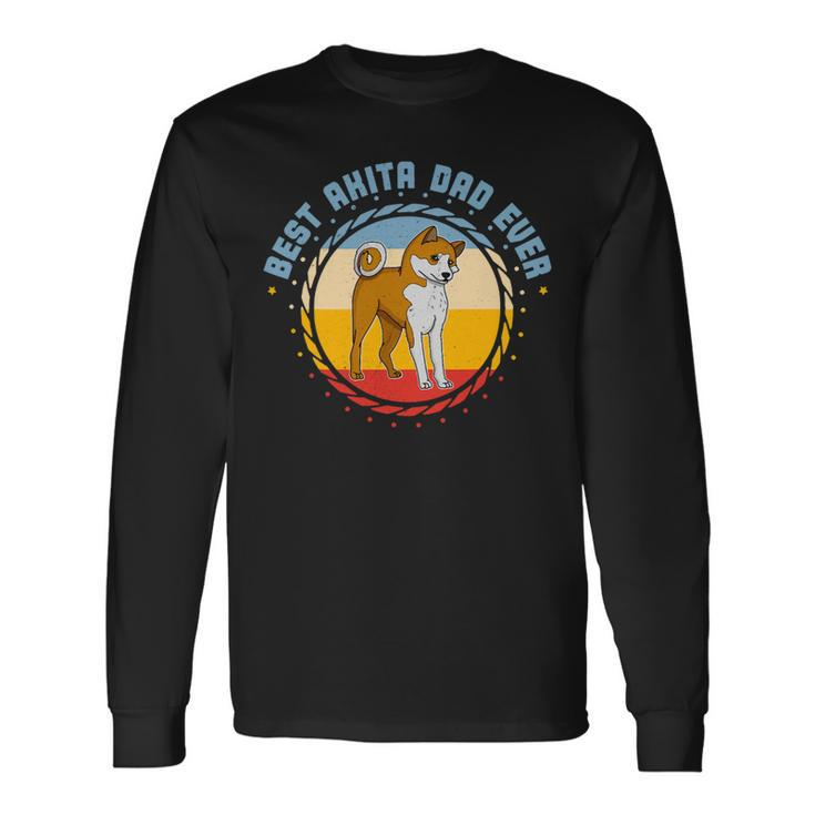 Dog Akita Mom Dog Sayings Breeder 62 Long Sleeve T-Shirt