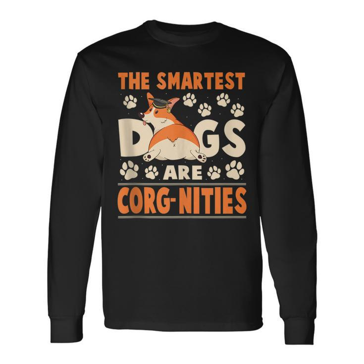 Dog Corg-Nities Pun Corgi Long Sleeve T-Shirt T-Shirt