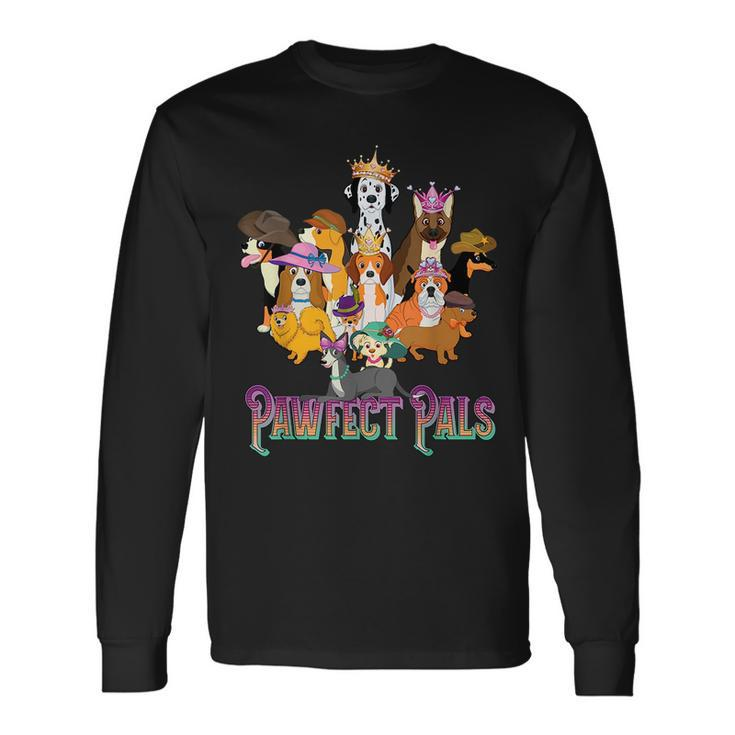 Dog Dressup Fashion Show Best Friends Pawfect Puppy Pals Long Sleeve T-Shirt T-Shirt