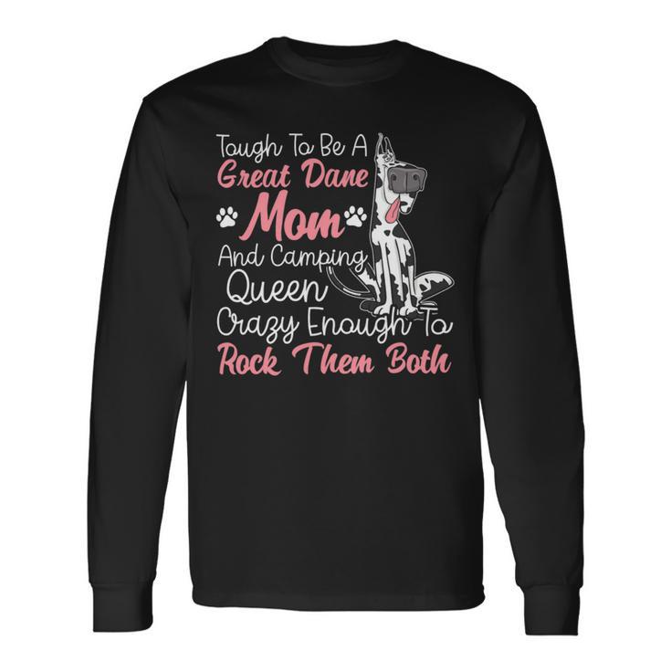 Dog Owner Animal Dog Mom Great Dane Mom Long Sleeve T-Shirt