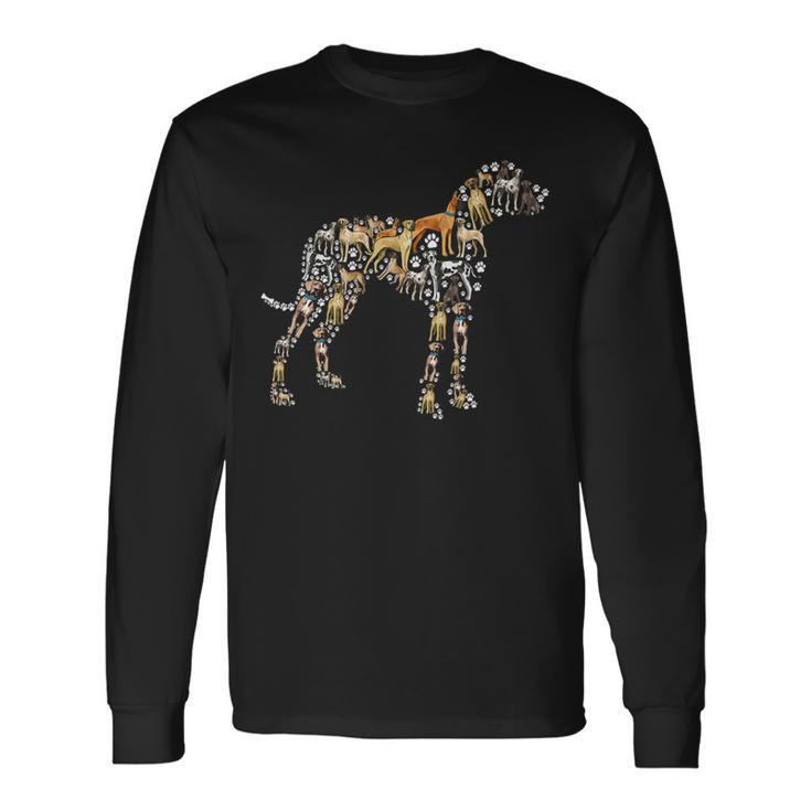 Dogs As Great Dane Long Sleeve T-Shirt