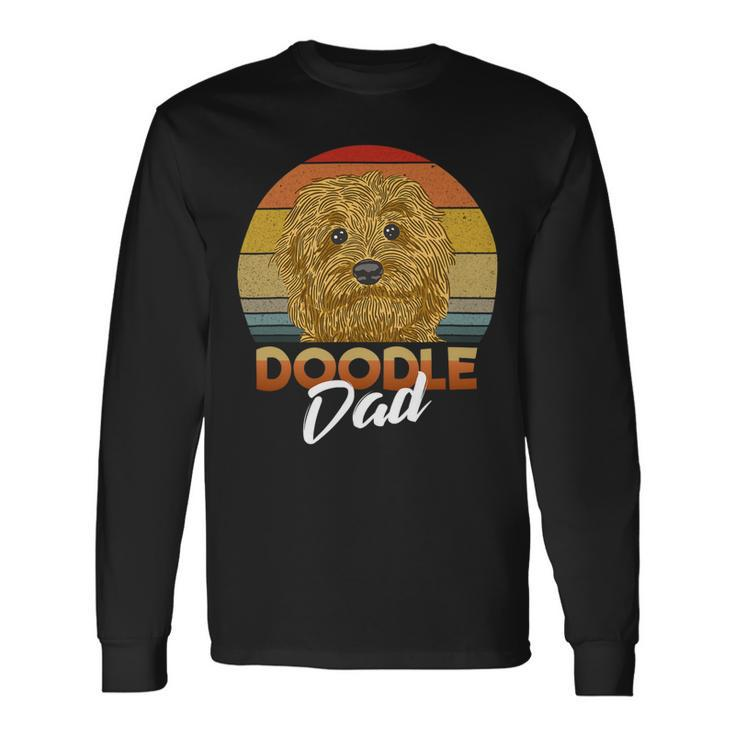 Doodle Dad Pet Golden Doodle Dog Goldendoodle Long Sleeve T-Shirt