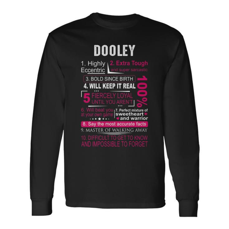 Dooley Name Dooley V2 Long Sleeve T-Shirt