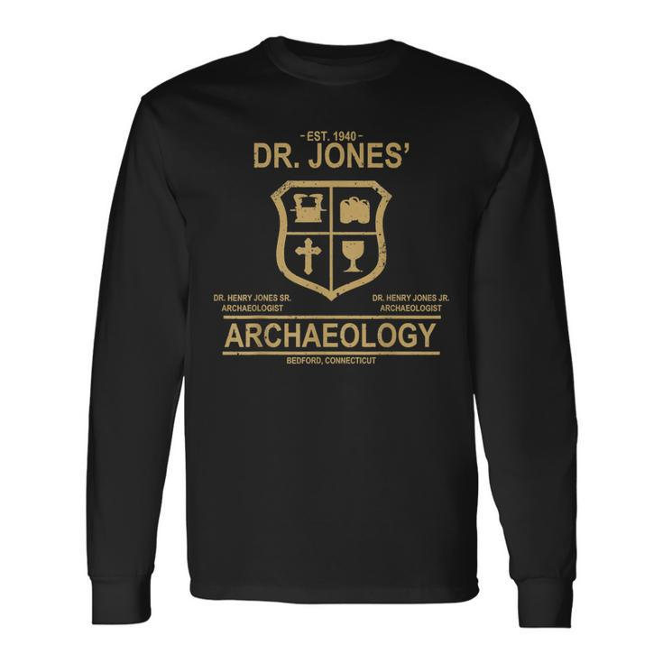 Dr Jones Archaeologys Long Sleeve T-Shirt T-Shirt