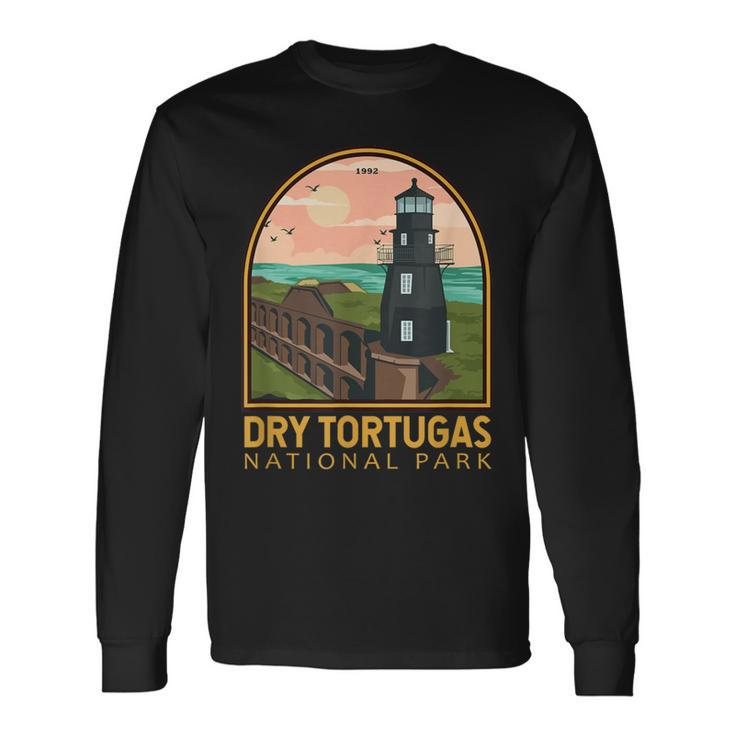 Dry Tortugas National Park Vintage Emblem Long Sleeve T-Shirt