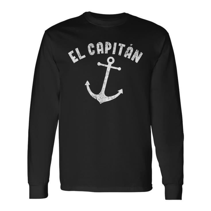 El Capitan Nautical Anchor Long Sleeve T-Shirt T-Shirt