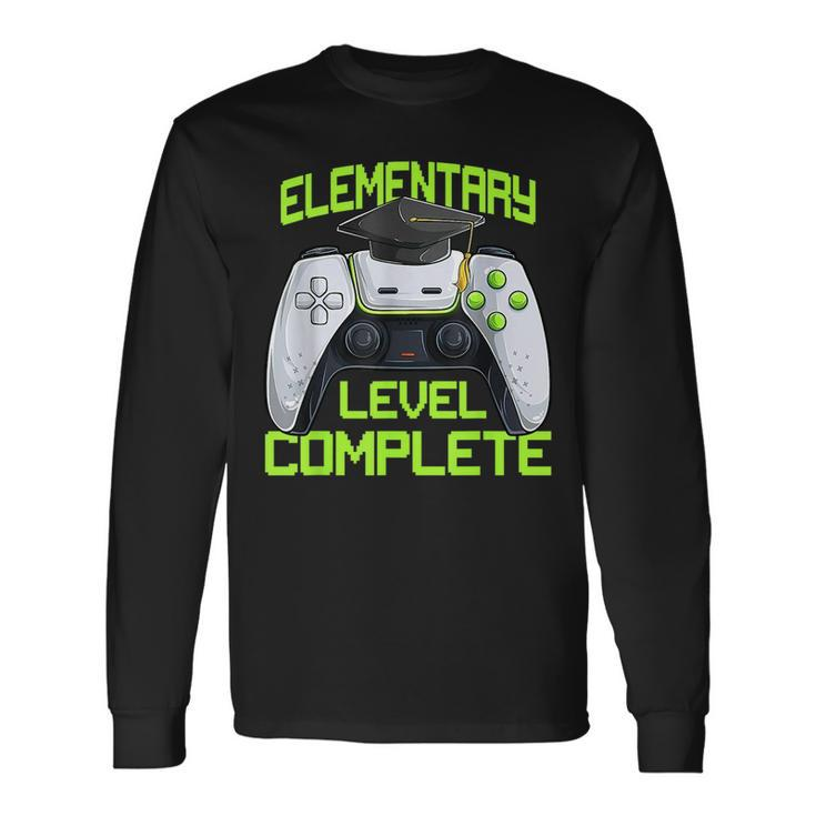 Elementary Level Complete Gamer Class Of 2023 Graduation Long Sleeve T-Shirt