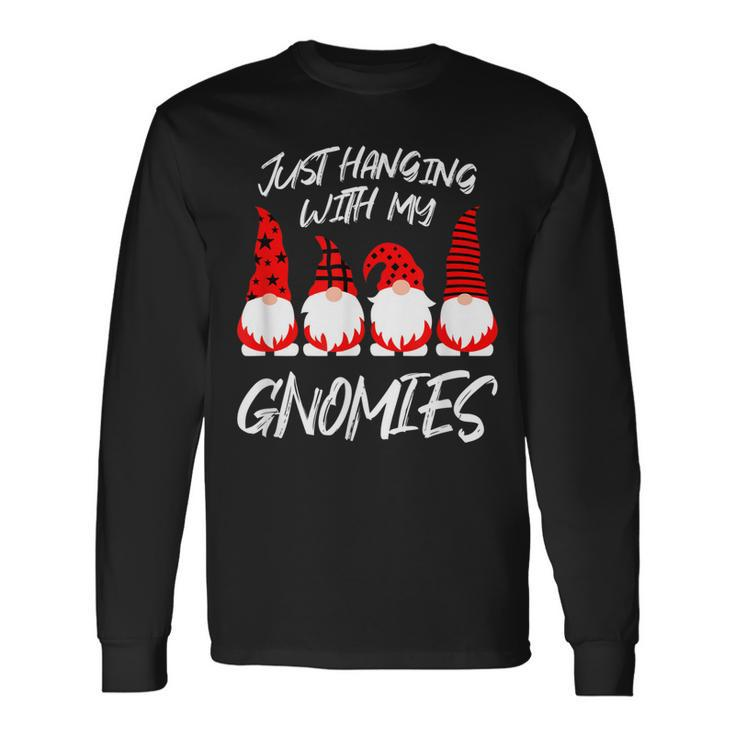 Elves Christmas Gnomies Matching Pajama Costume Long Sleeve T-Shirt