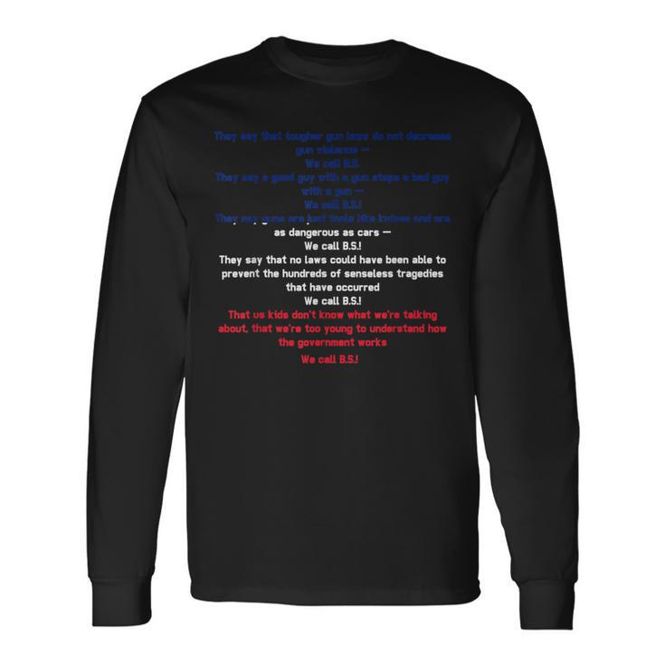 What Emma Said Full Quote Long Sleeve T-Shirt