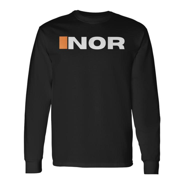 F1 Grid Names Lando Norris Long Sleeve T-Shirt