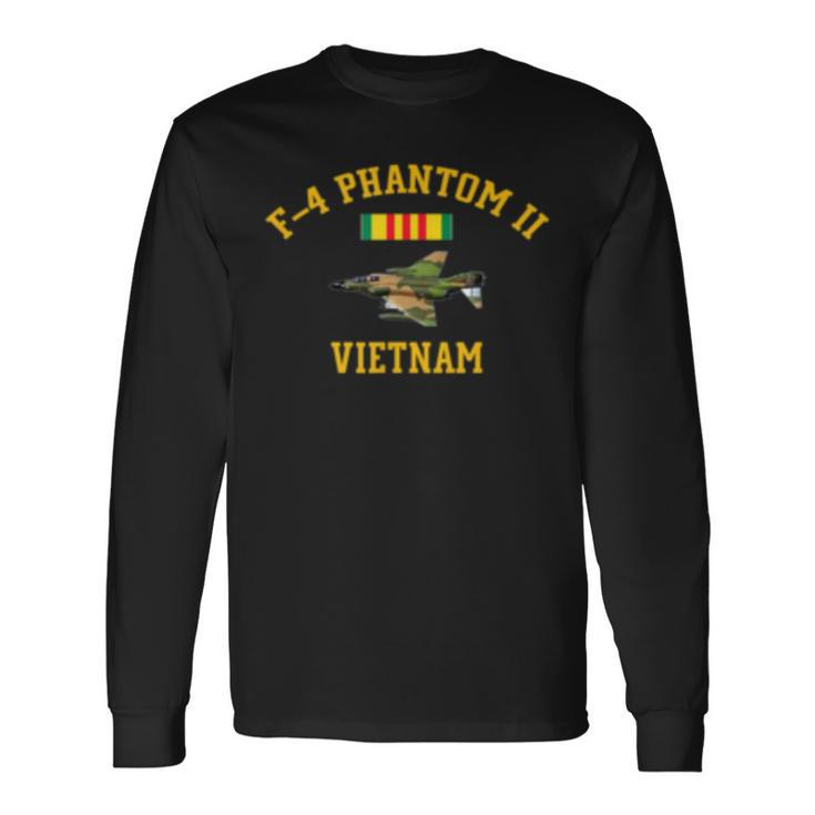 F4 Phantom Vietnam Veteran Long Sleeve T-Shirt