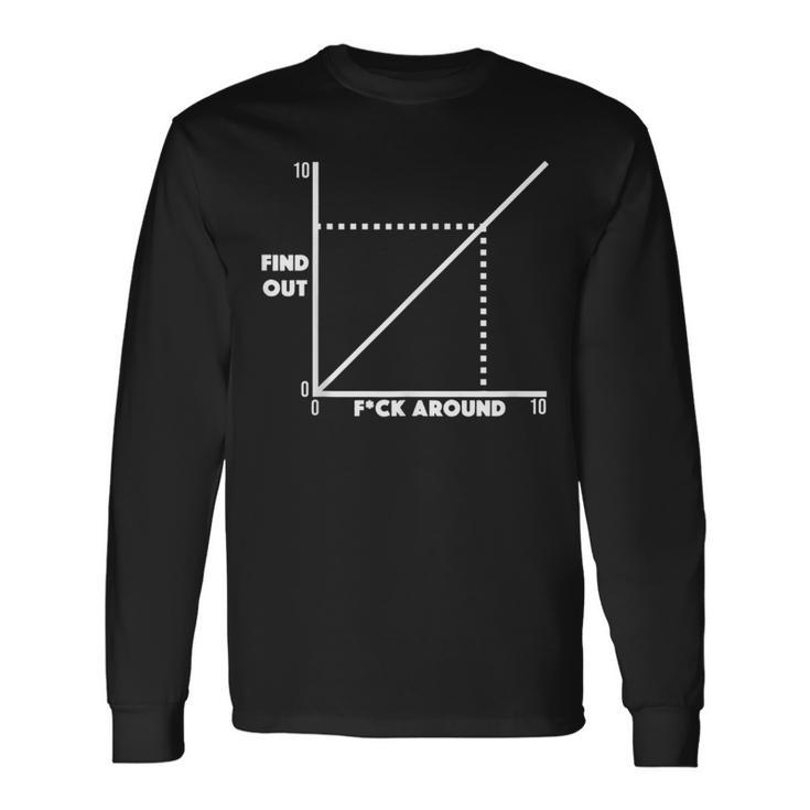Fa&Fo F Around And Find Out Diagram Graph Long Sleeve T-Shirt