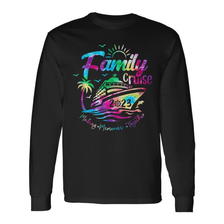 Family Cruise 2023 Vacation Making Memories Together Long Sleeve T-Shirt