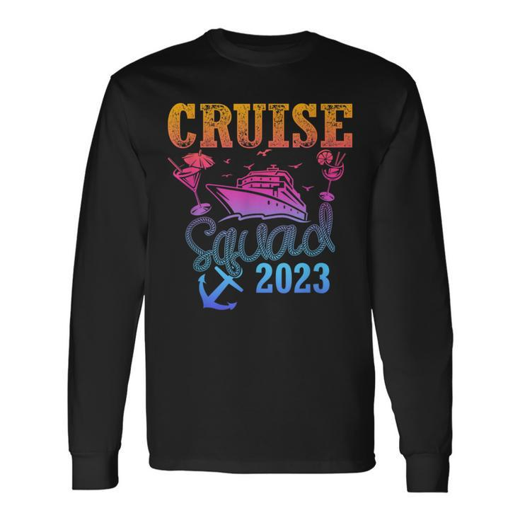 Family Matching Cruise Vacation Cruising Cruise Squad 2023 Long Sleeve T-Shirt