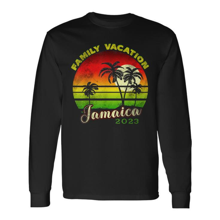 Family Vacation Jamaica 2023 Long Sleeve T-Shirt