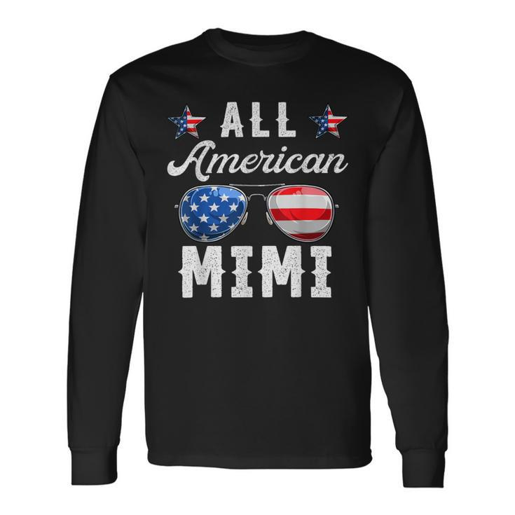 Family S All American Mimi 4Th Of July Patriotic Long Sleeve T-Shirt