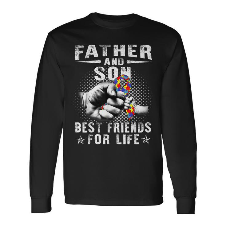 Father And Son Best Friend For Life Autism Awareness Long Sleeve T-Shirt T-Shirt