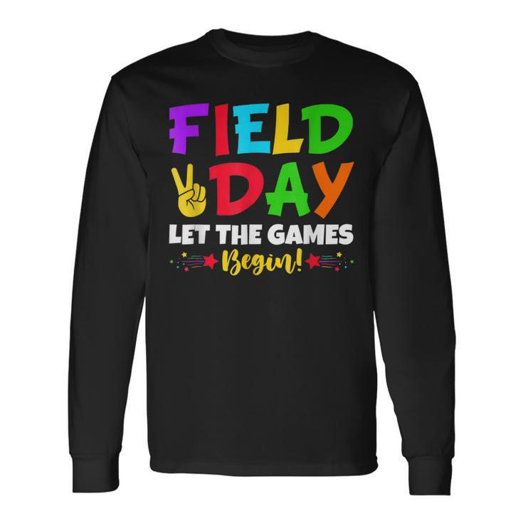 Field Day Let The Games Begin Cool Long Sleeve T-Shirt T-Shirt
