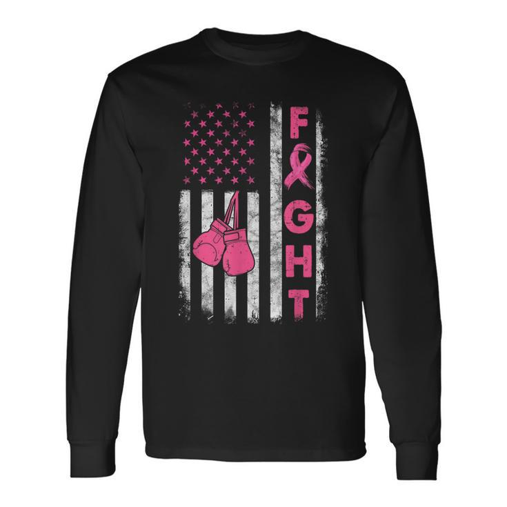Fight Breast Cancer Breast Cancer Awareness Items Long Sleeve T-Shirt