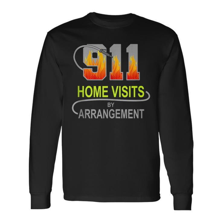 Firefighter And Fire Department With Pride And Honor Long Sleeve T-Shirt T-Shirt