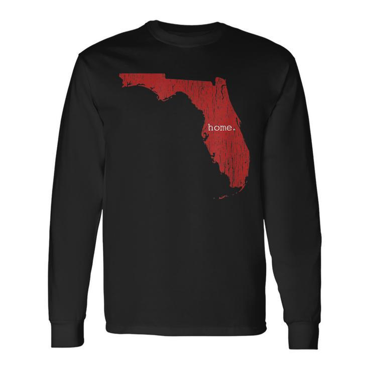 Florida Home Rustic Vintage Distressed Long Sleeve T-Shirt T-Shirt