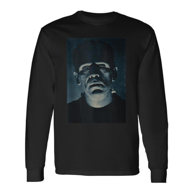 Frankenstein Halloween Horror Vintage Comic Book Retro Movie Halloween Long Sleeve T-Shirt T-Shirt Gifts ideas