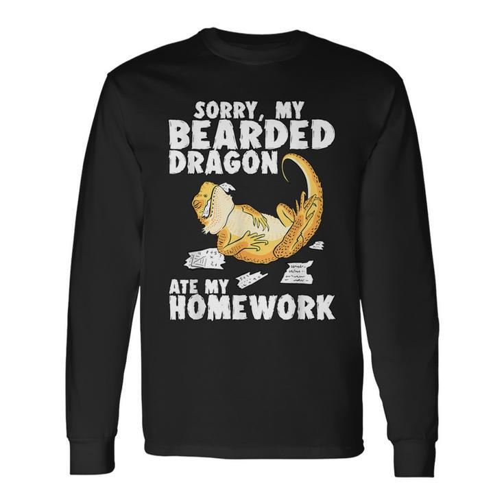 Bearded Dragon Lizard Lover Bearded Dragon Long Sleeve T-Shirt