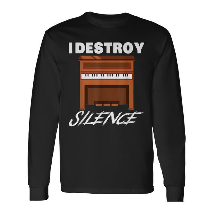 Celesta I Destroy Silence New Year Long Sleeve T-Shirt