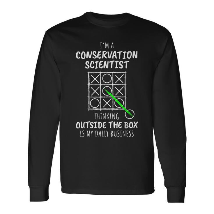 Conservation Scientist Long Sleeve T-Shirt Gifts ideas