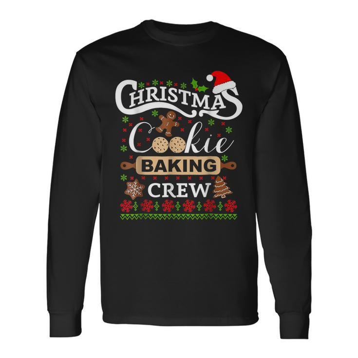 Cookie Exchange Team Xmas Christmas Baking Crew Long Sleeve T-Shirt