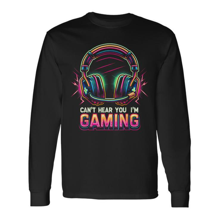 Gamer For Boys Ns Video Gaming Graphic Long Sleeve T-Shirt