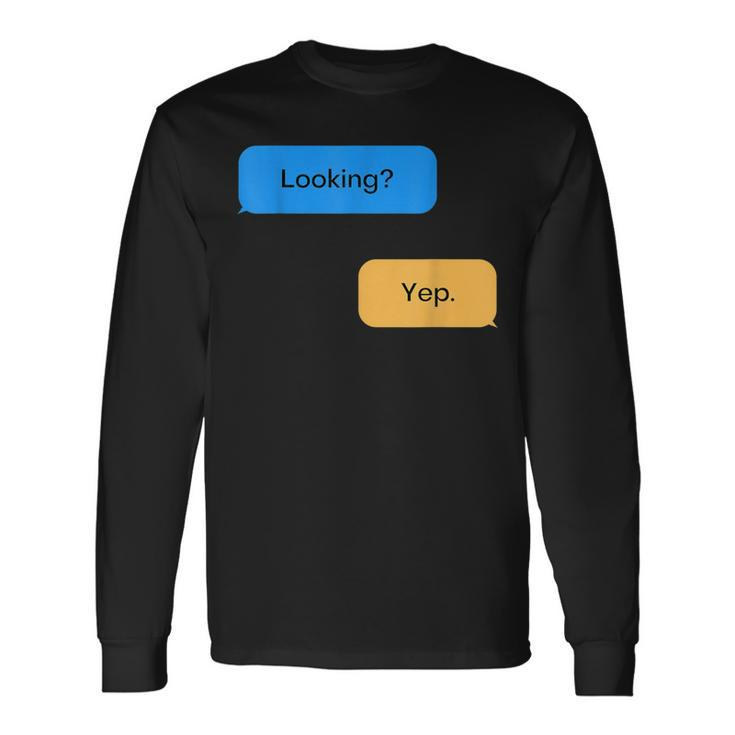 Gay Hookup Sex Chat Sexy Kinky Sexting Dialogues Long Sleeve T-Shirt