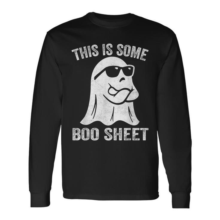 Halloween Boo Ghost Costume This Is Some Boo Sheet Long Sleeve
