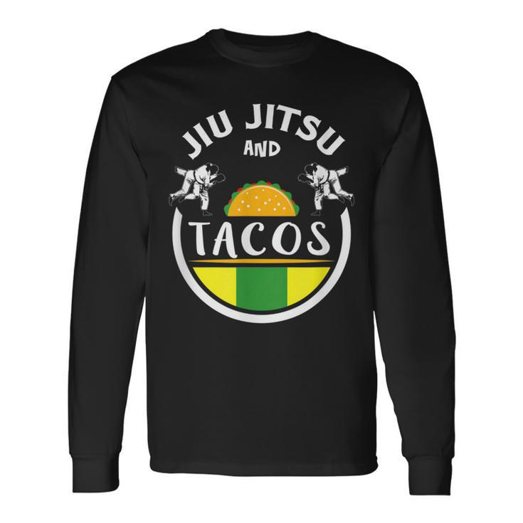 Jiu Jitsu Taco Brazilian Bjj Apparel Long Sleeve T-Shirt