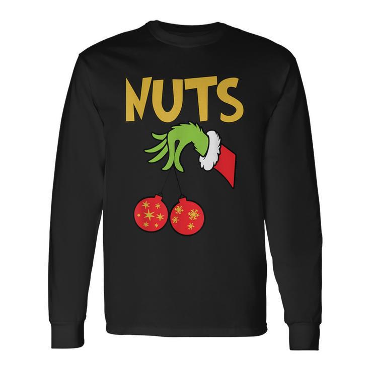 Matching Chestnuts Couples Christmas Family Holiday Long Sleeve T-Shirt