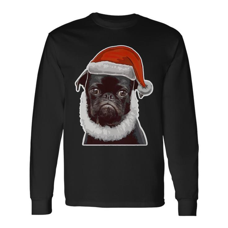 Pug Christmas Ugly Sweater For Pug Dog Lover Long Sleeve T-Shirt