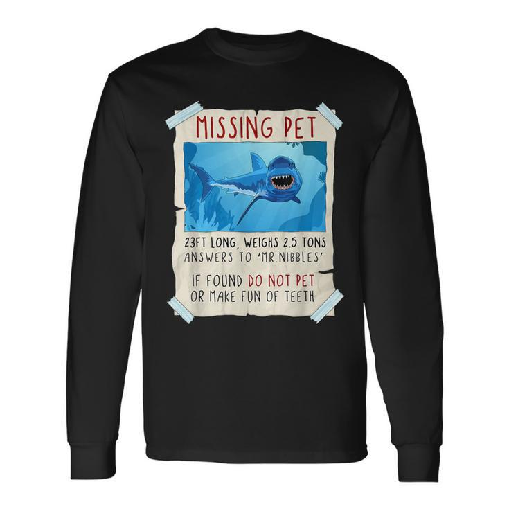 Shark Lover Shark Art Sea Animals Shark Long Sleeve T-Shirt Gifts ideas