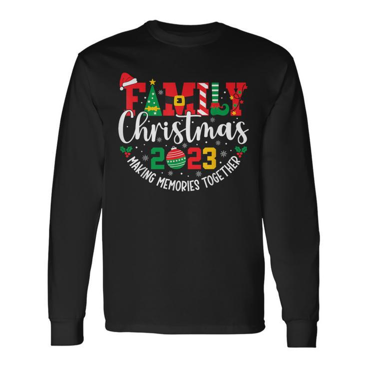 Xmas Matching Family Christmas 2023 Squad For Family Long Sleeve T-Shirt