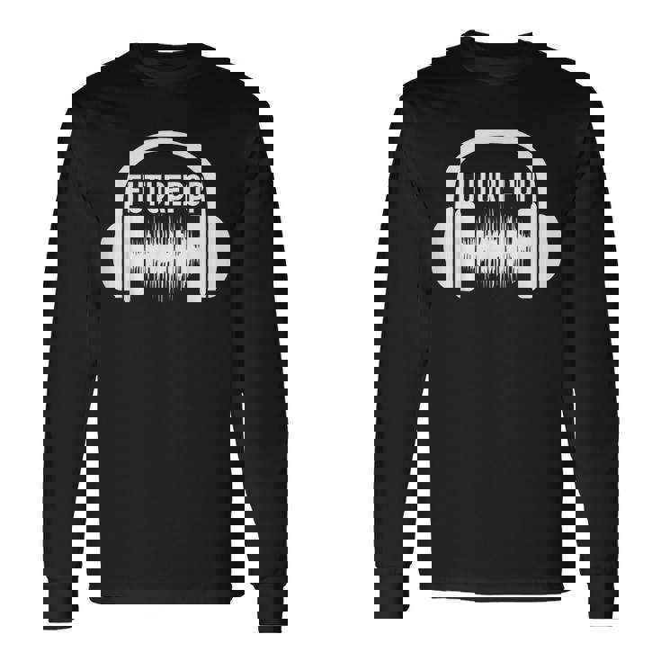 Futurepop Headphone Graphic Long Sleeve T-Shirt