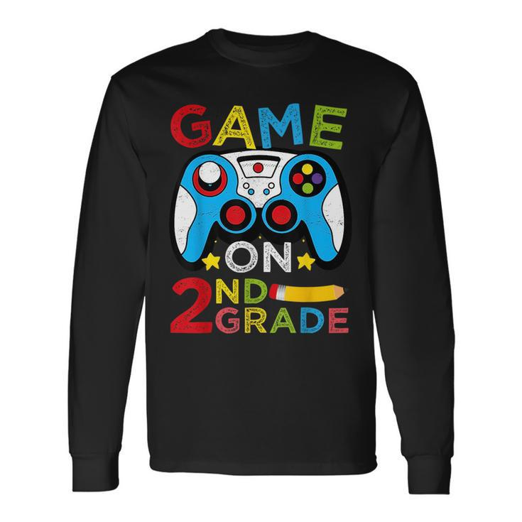 Game On 2Nd Grade Video Game Back To School Long Sleeve T-Shirt T-Shirt
