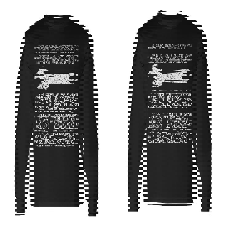 Garage Auto Car Mechanic Motorcycle Handyman Mechanic Long Sleeve T-Shirt T-Shirt